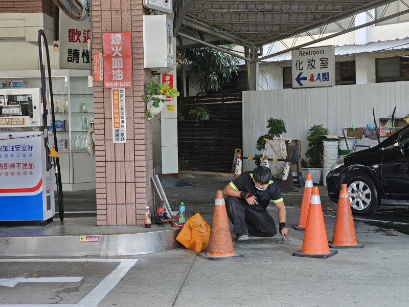 水溝蓋不銹鋼濾網 規劃 安裝 台灣中油 安平工業區站 台南市南區中華西路